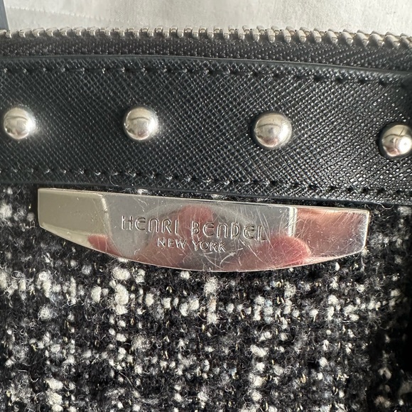 Henri Bendel New York Black & grey plaid handbag. Exquisite! - Picture 8 of 10